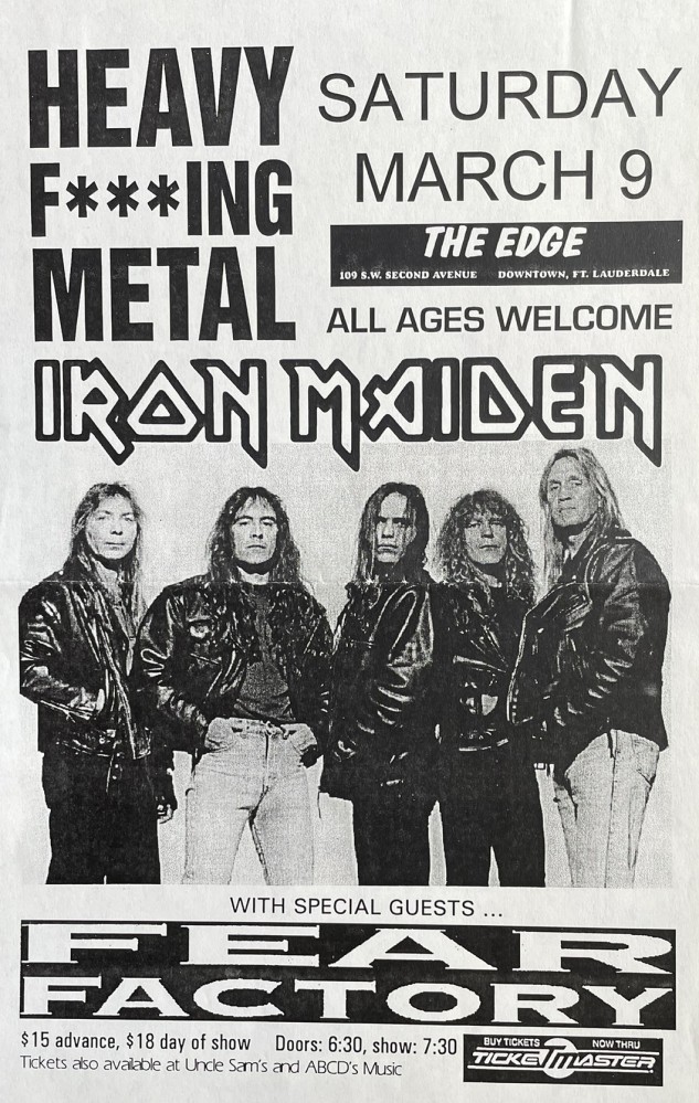 Iron Maiden at The Edge, 1996