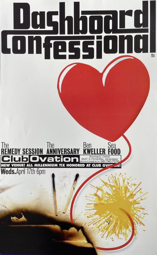 Dashboard Confessional at Club Ovation, 2002