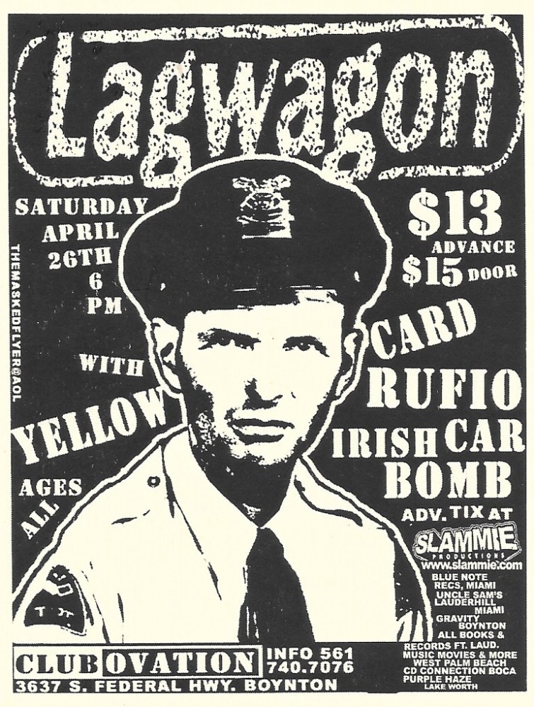 Lagwagon at Club Ovation, 2003
