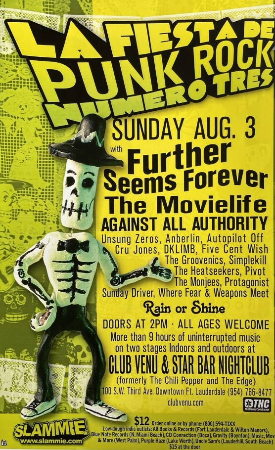  La Fiesta de Punk Rock at Club Venu in Fort Lauderdale in 2003