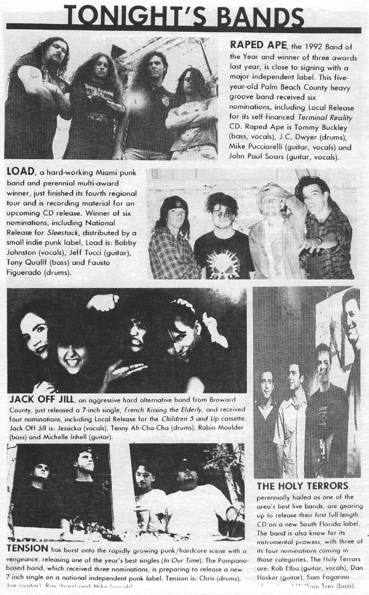 1994 South Florida Slammie Awards