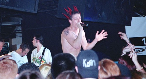 The Groovenics perform during the 1999 South Florida Slammie Awards at Fu-Bar